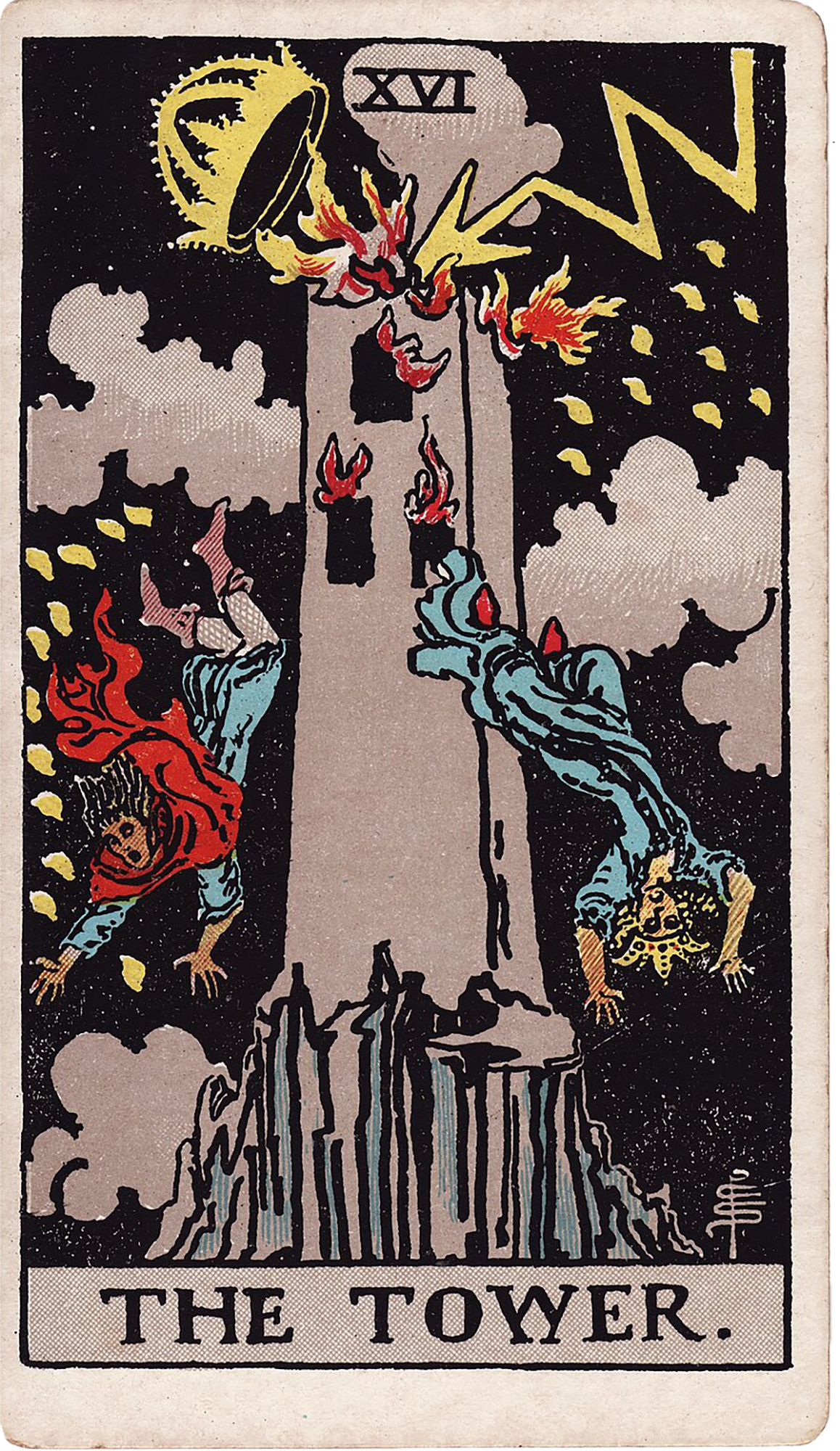 The Tower Tarot card